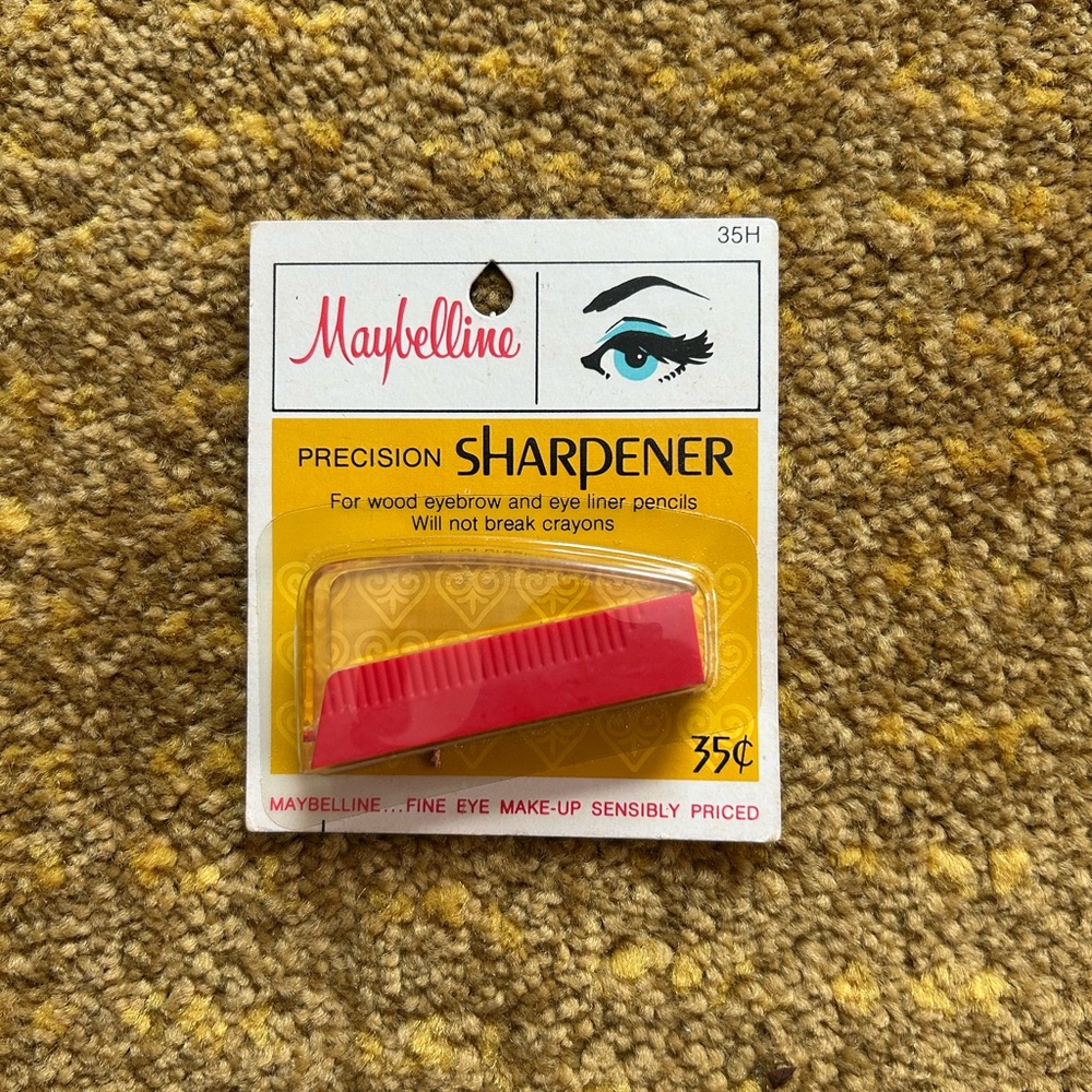Vintage 1950s Maybelline Red Makeup Sharpener